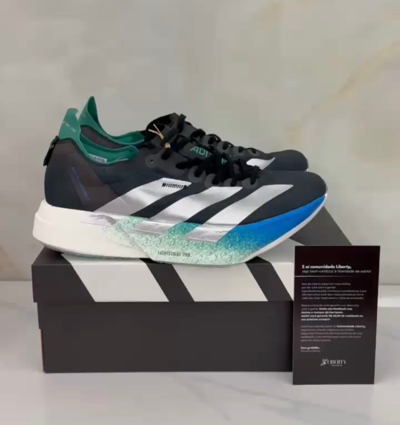 ADIZERO ADIOS PRO4 CORE BLACK   (Pronta Entrega)