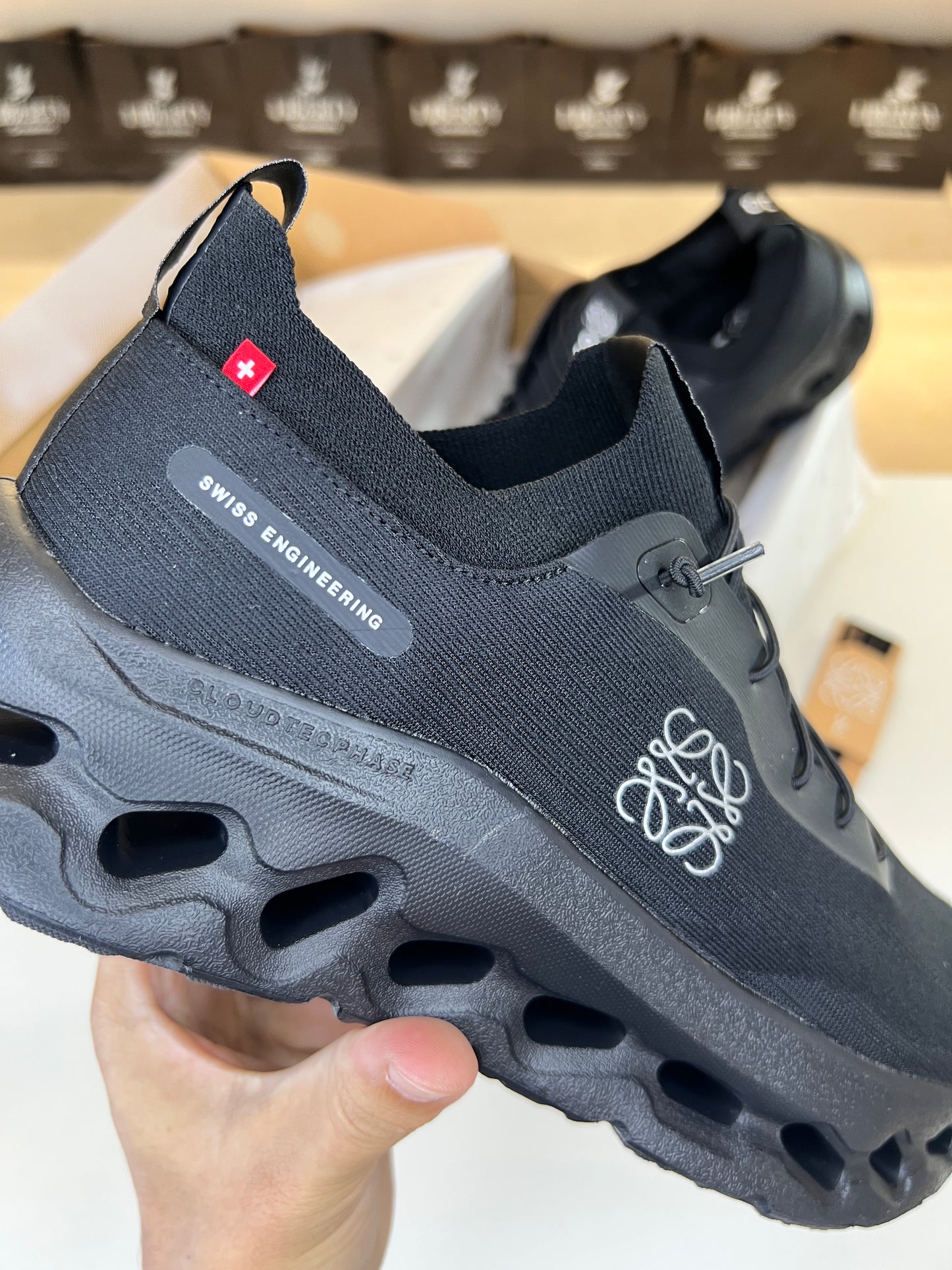 On Cloudtilt X LOEWE "ALL BLACK"