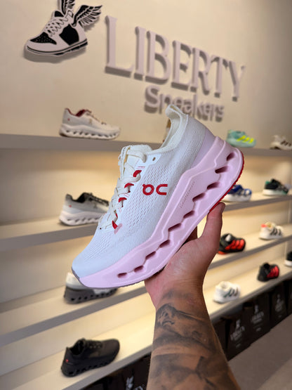 On Cloudsurfer Max                   Ivory | Peony