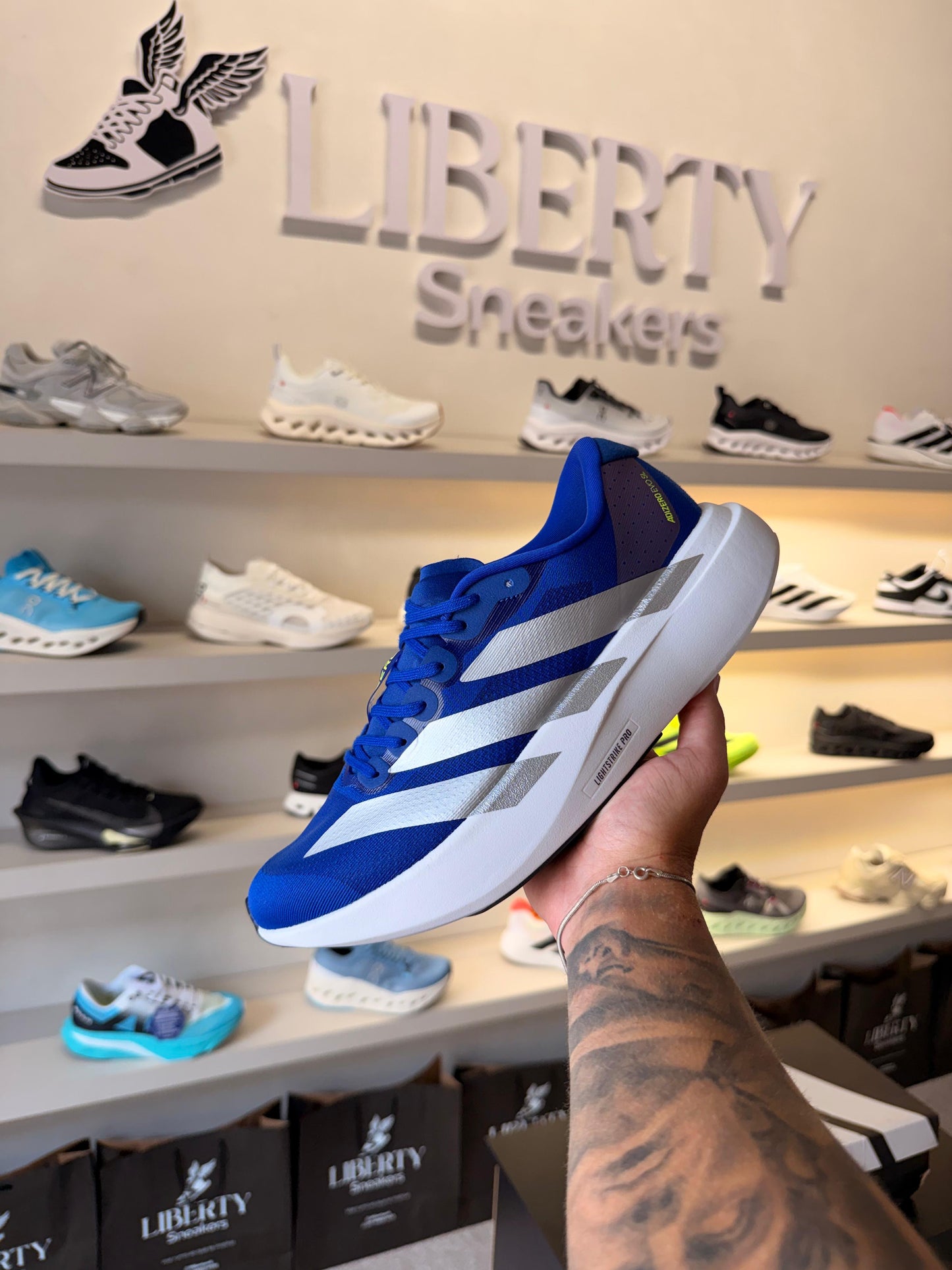 Adidas Adizero EVO SL - Azul (Pronta Entrega)