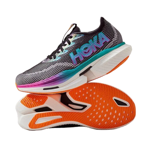 Hoka Cielo X1 Unissex - Preto/Electric Aqua
