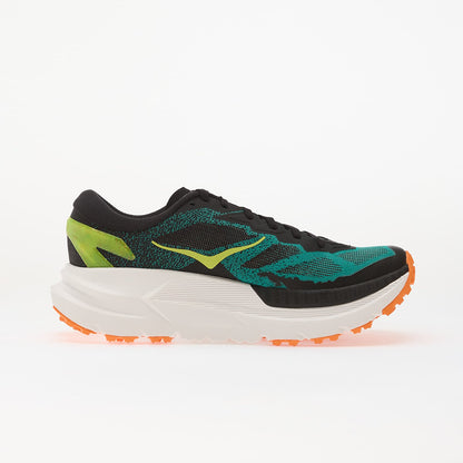 Hoka Mafate X - Black | Electric Aqua