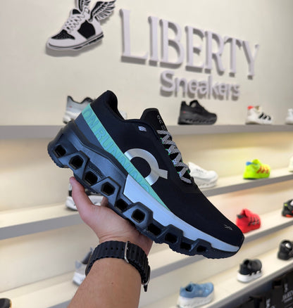 On Cloudmonster2 “Black | Glacier”