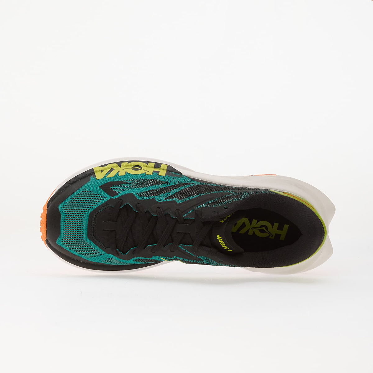 Hoka Mafate X - Black | Electric Aqua