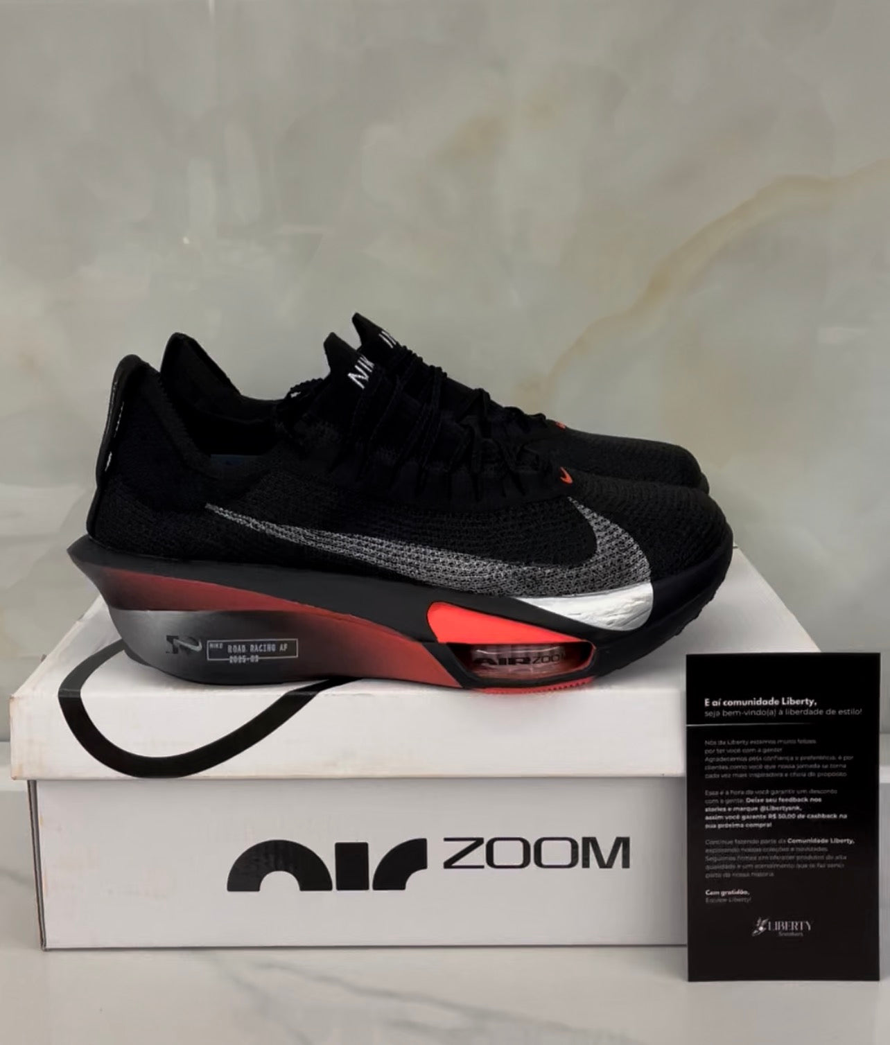 Nike Air Zoom Alphafly 3 Black Bright Crimson