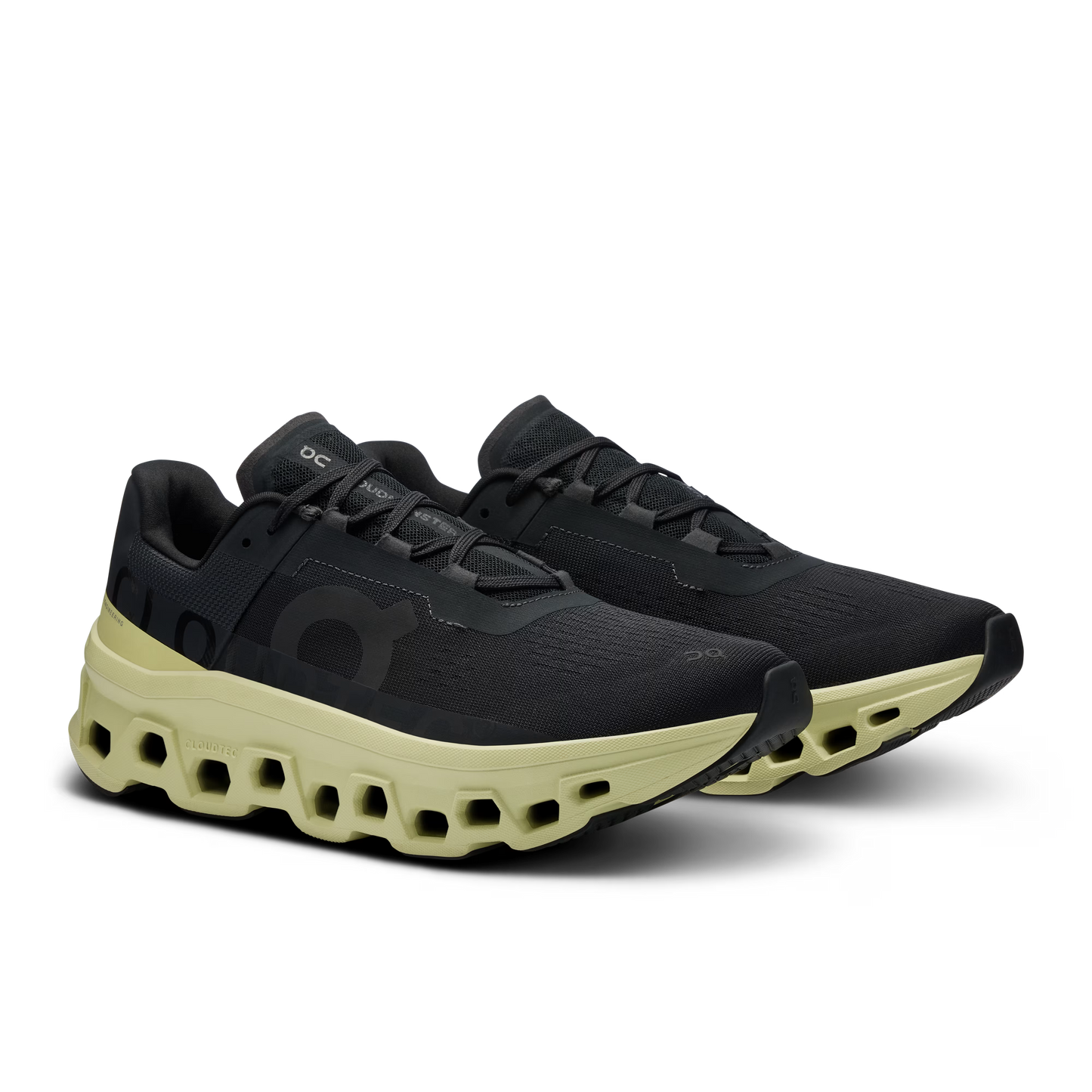 On Cloudmonster “Black | Acacia”